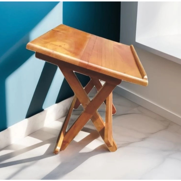 Rehal Meja Lipat Portable Meja laptop / Meja Belajar lipat Kayu