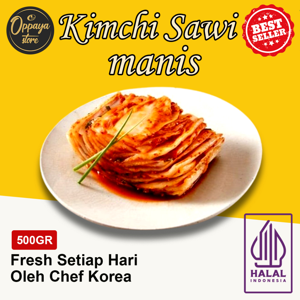 

Kimchi Sawi Rasa Manis Korea 500 Gr Halal
