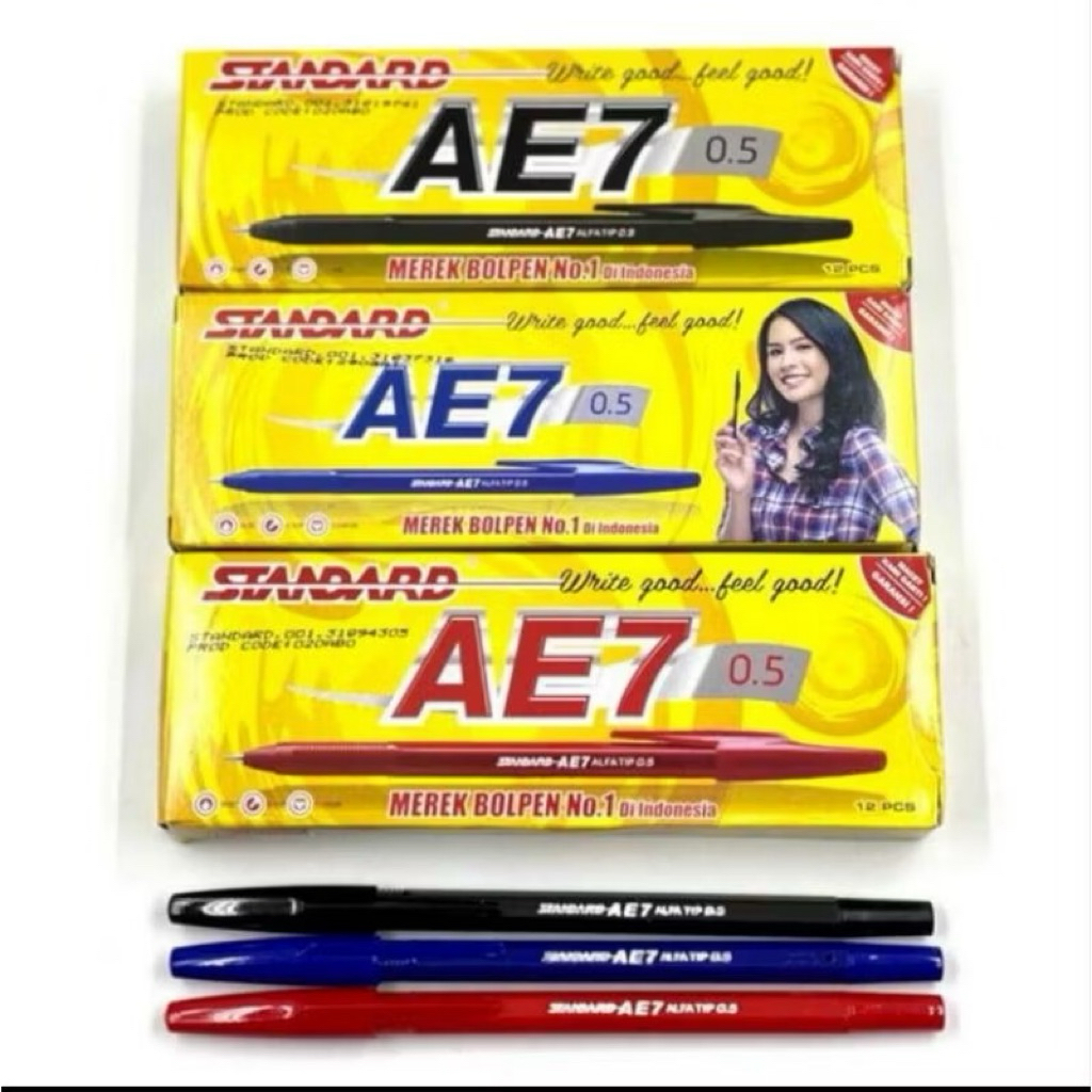 

pulpen standart AE7 0,5 (1 lusin/12pcs)