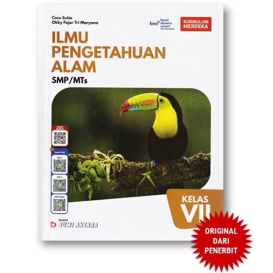 Bumi Aksara IPA Ilmu Pengetahuan Alam SMP MTs Kelas 7 VII Kurikulum Merdeka CP Baru