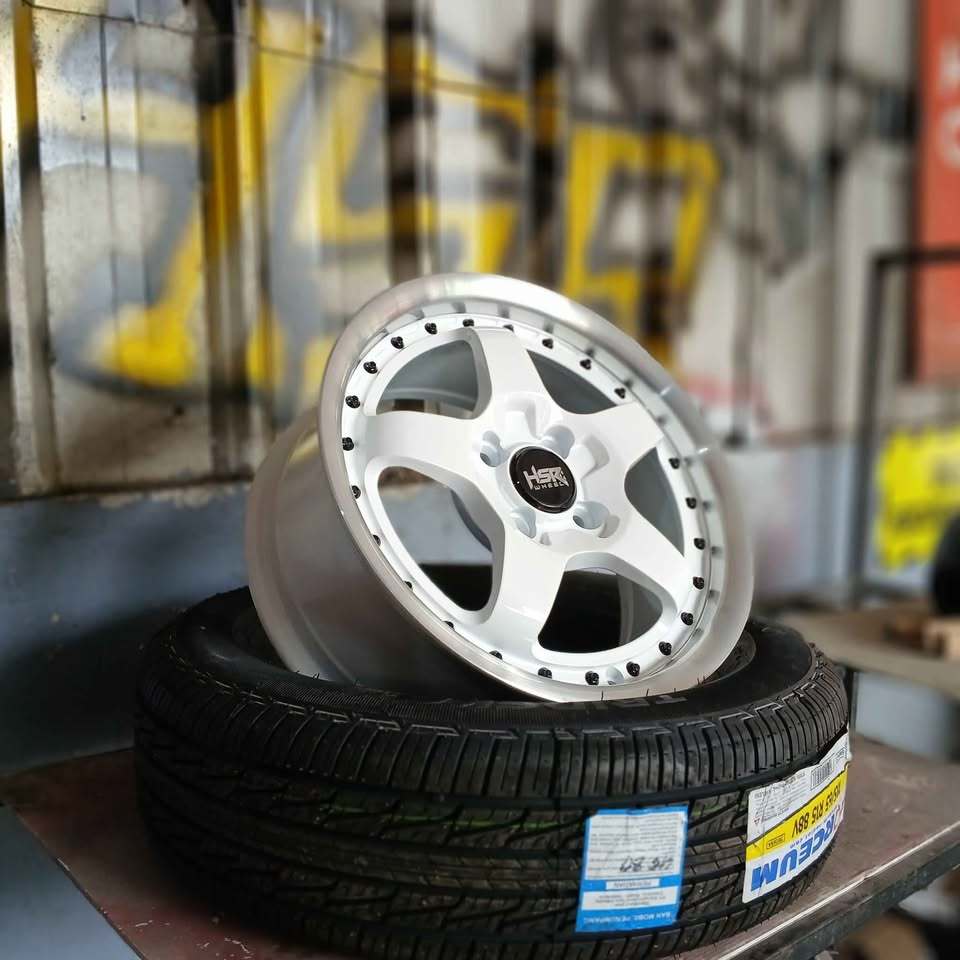 velg mobil ring 15 hsr bob pelek racing r15 untuk brio , aerio , splash , march , splash , swift