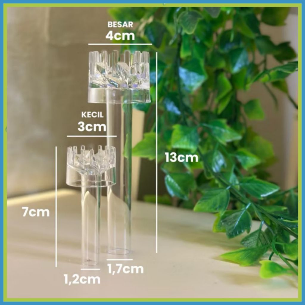 skimmer aquarium aquascape akrilik kecil besar skimer putar atas