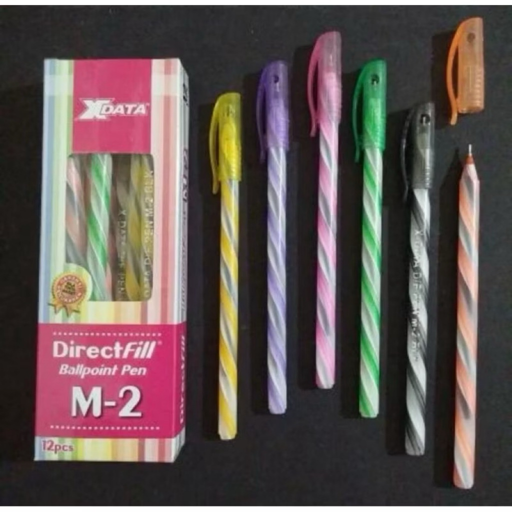 

PULPEN M1/M2 XDATA HITAM / PENA LILIN XDATA (1 PACK / 12 PCS)