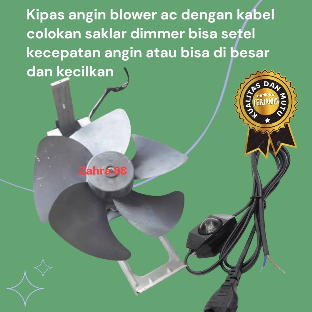 DIMMER KIPAS ANGIN BLOWER AC  2PK 5 DAUN DENGAN KABEL COLOKAN SAKLAR DIMMER / KIPAS ANGIN BLOWER OUT