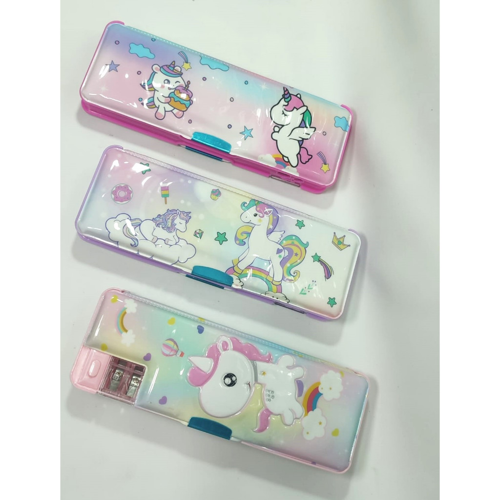 

Tempat Kotak Pensil Magnet Pen Case Anak Pencil Case Motif Lucu