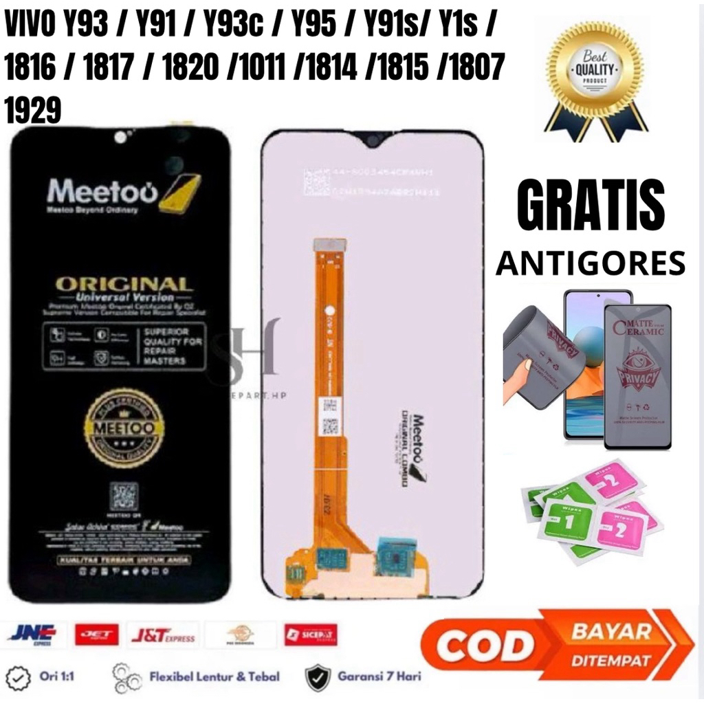 LCD TOUCHSCREEN VIVO Y91/Y91c/Y93/Y95/ Y1s / Y93c / Y91s / Y1s / 1811 / 1814 / 1816 / 1807 /1929 /18