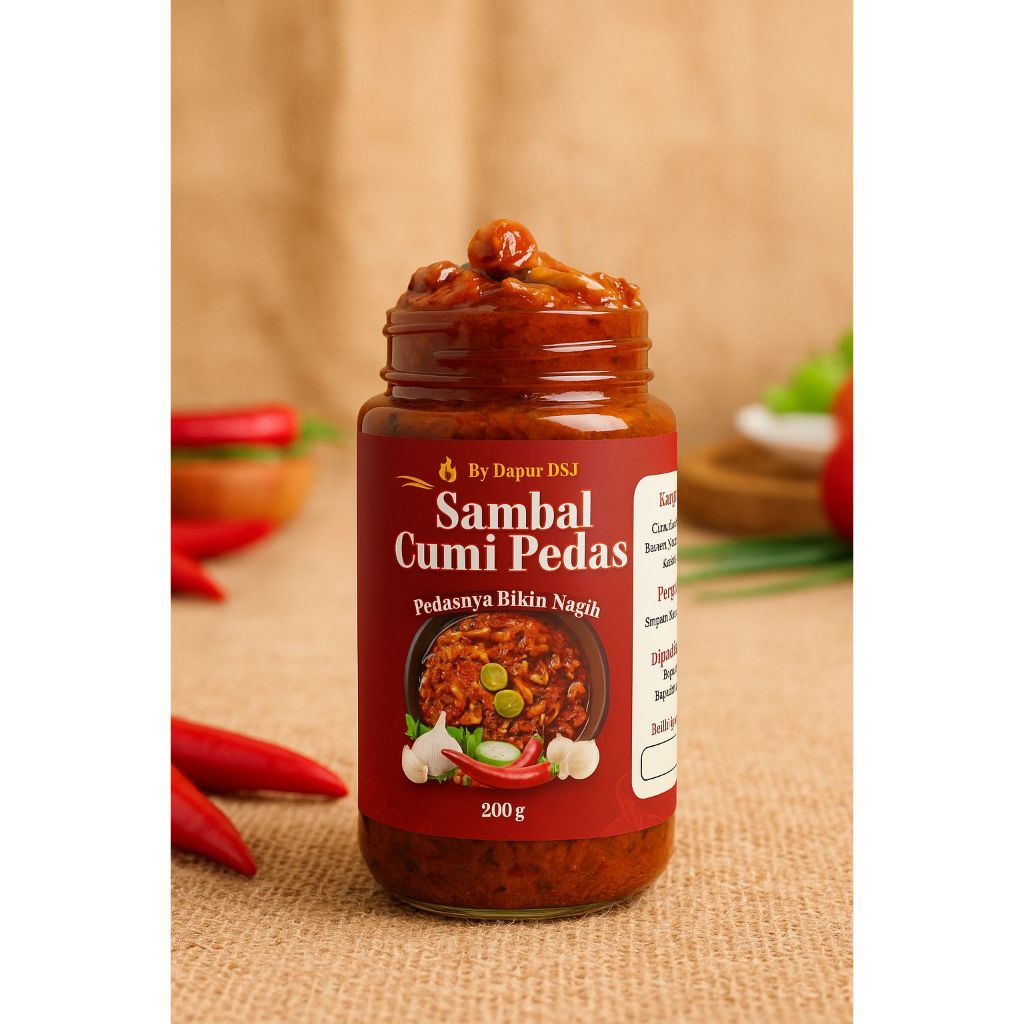 

Dapur DSJ- Sambal Cumi Medan Pedas – Pedasnya Bikin Nagih!