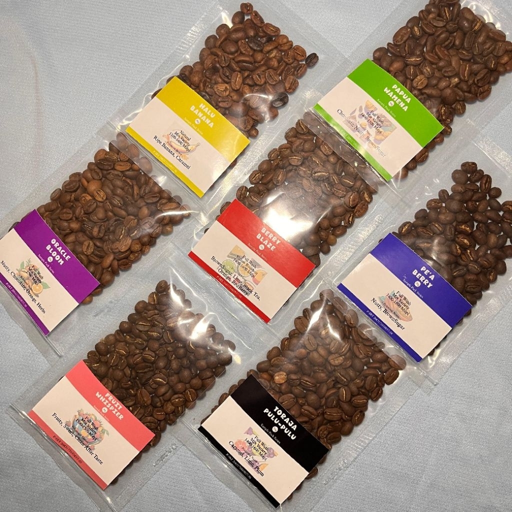 

A2Coffee Biji Kopi Arabika Roasted Beans Arabica Sample Pack 30Gram