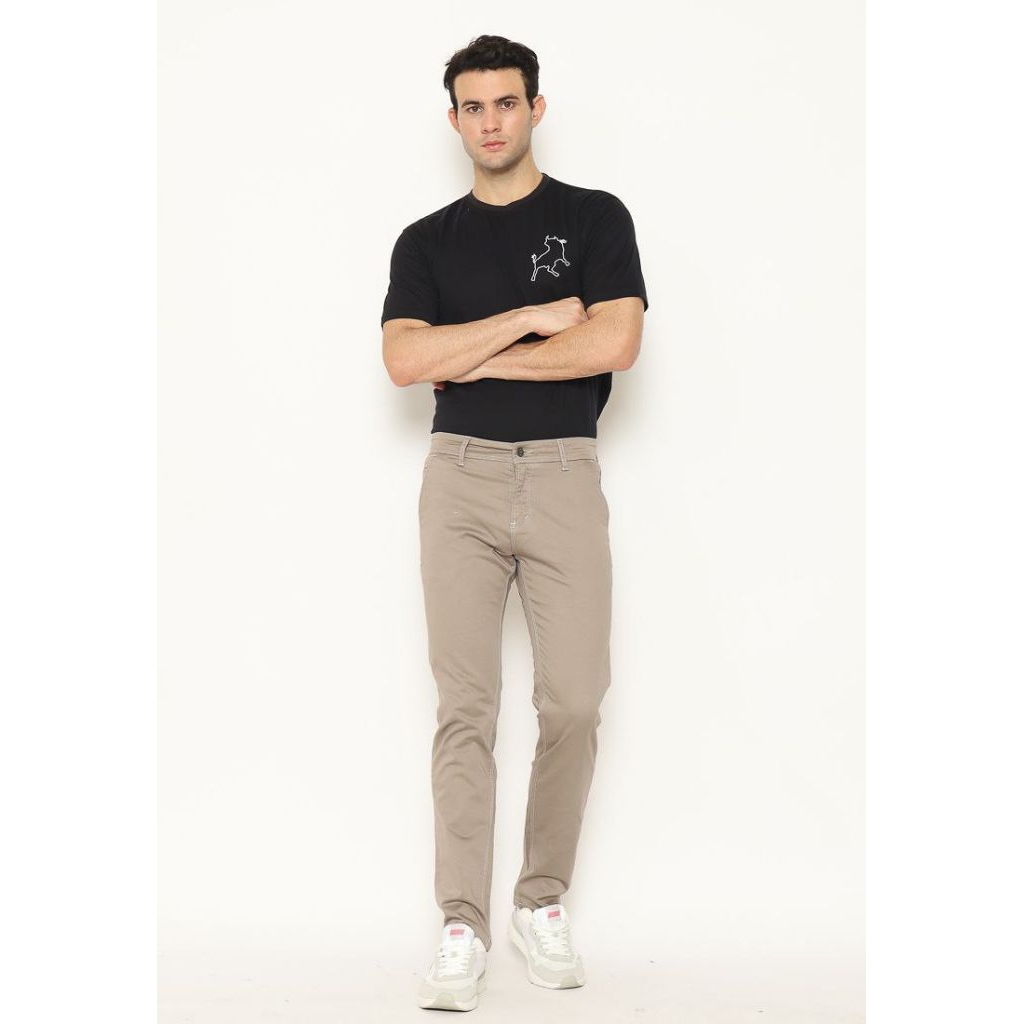 Celana Chino Pria LOIS Original Bahan Katun Stretch HSS004ST