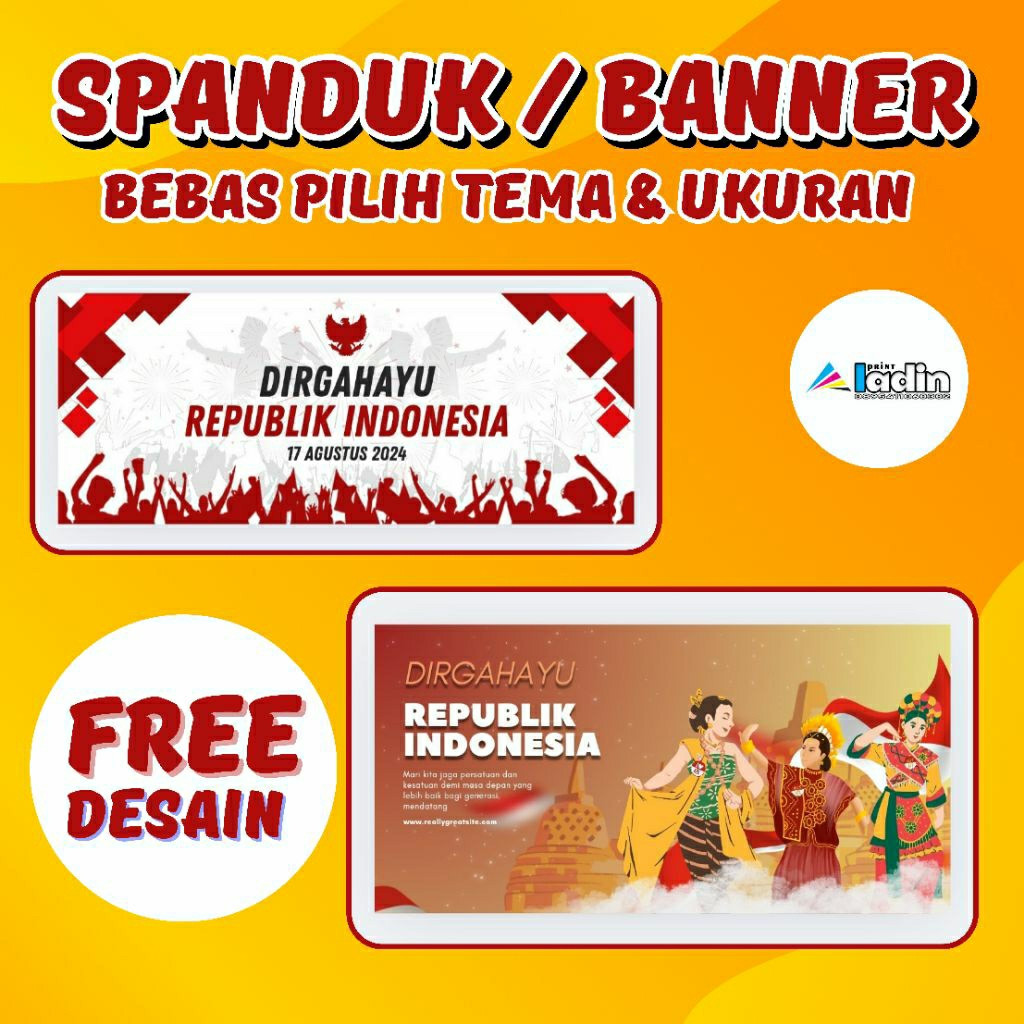 SPANDUK | BANNER | MMT | SPANDUK MURAH | SPANDUK DIRGAHAYU | SPANDUK 17 AGUSTUS 80TH