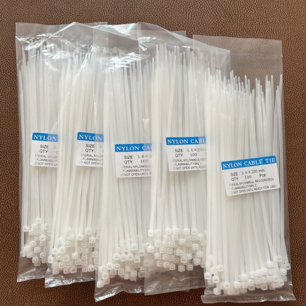 Kabel Ties 100pcs Kabel Tis Cable Ties Tali Ties Pengikat Kabel 10cm 15cm 20cm Kabel Ties 100pcs Pen
