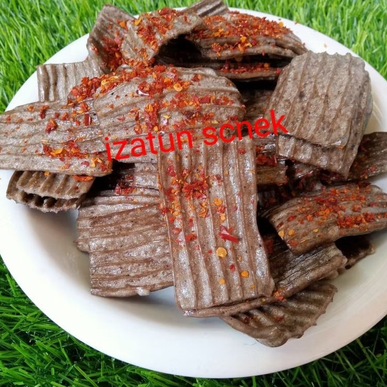 

seblak krupuk jengkol pedes daun jeruk purut renyah gurih 500g