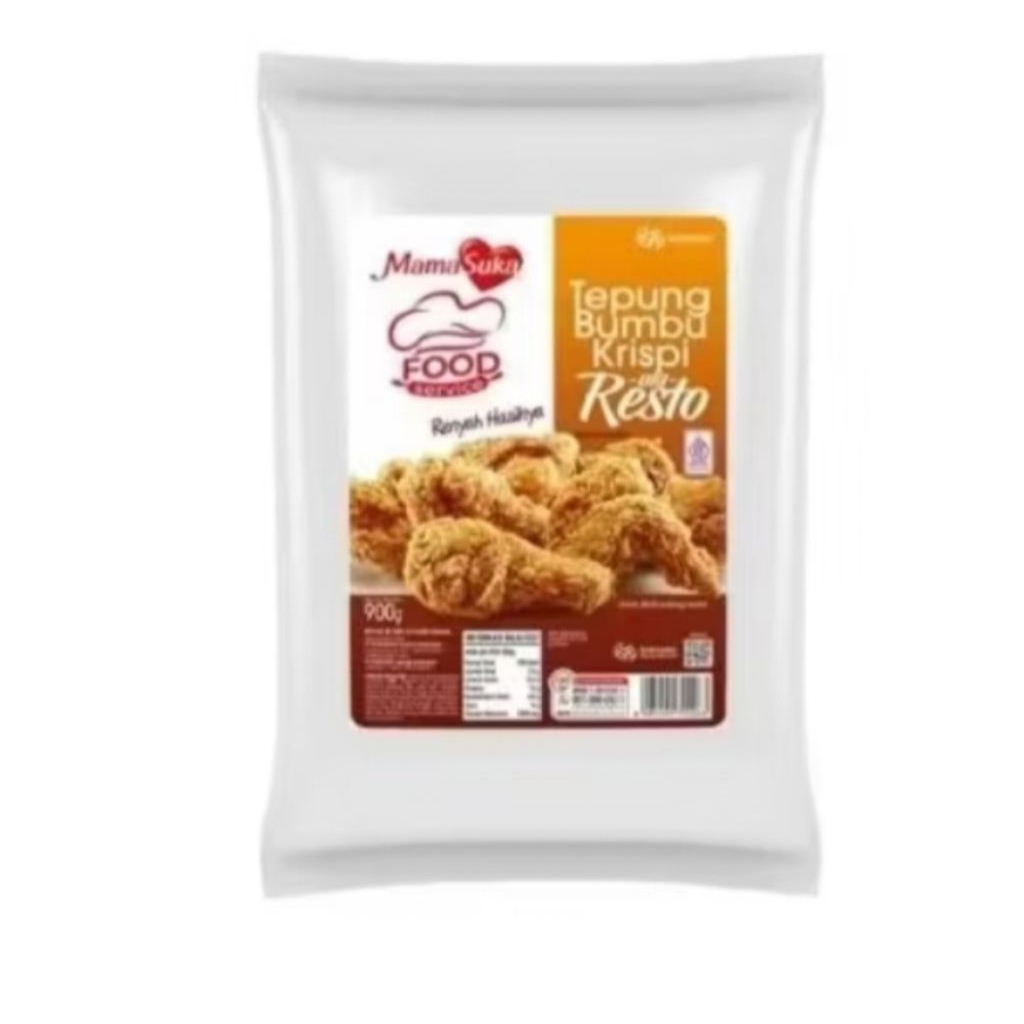 

TERMURAHHH MAMASUKA TEPUNG BUMBU KRISPY ALA RESTO 900 GRAM