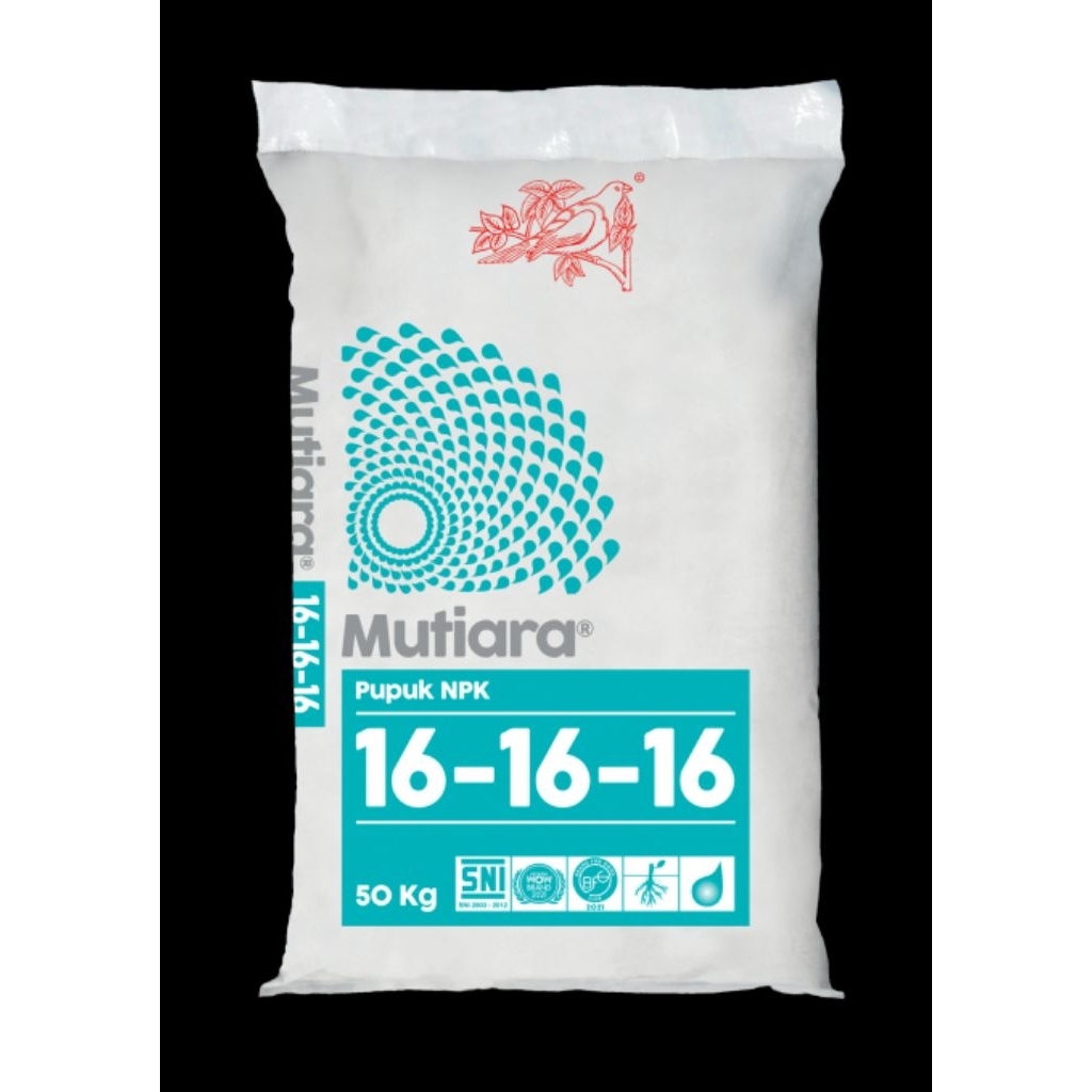 Pupuk NPK Mutiara 16 16 16 kemasan 50kg 100%Original
