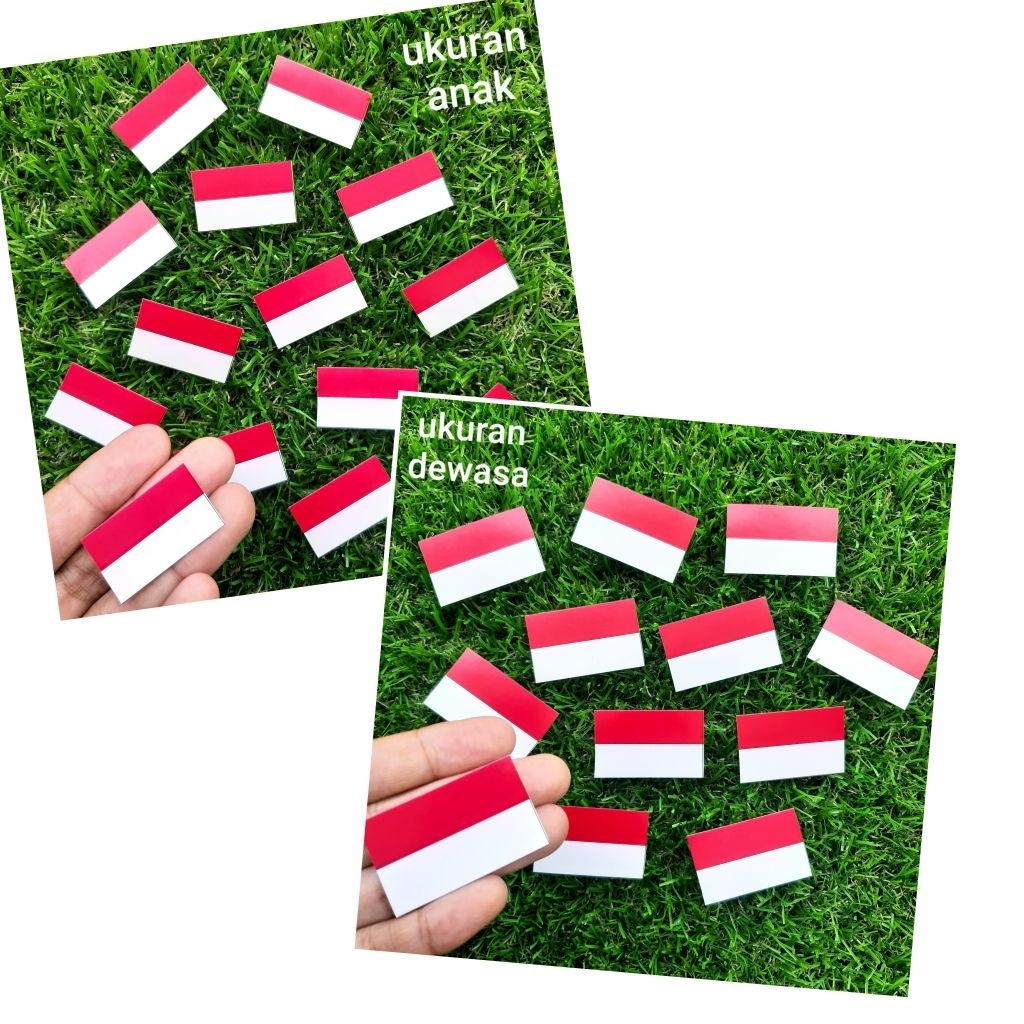

Stiker merah putih/stiker 17 agustusan/isi 10 pcs