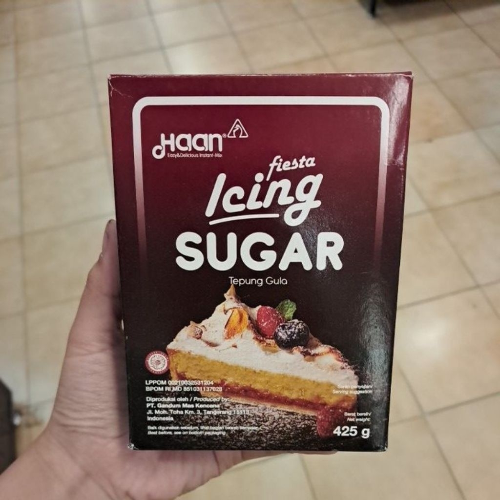 

Haan Fiesta Icing Sugar (Tepung Gula) 425gr