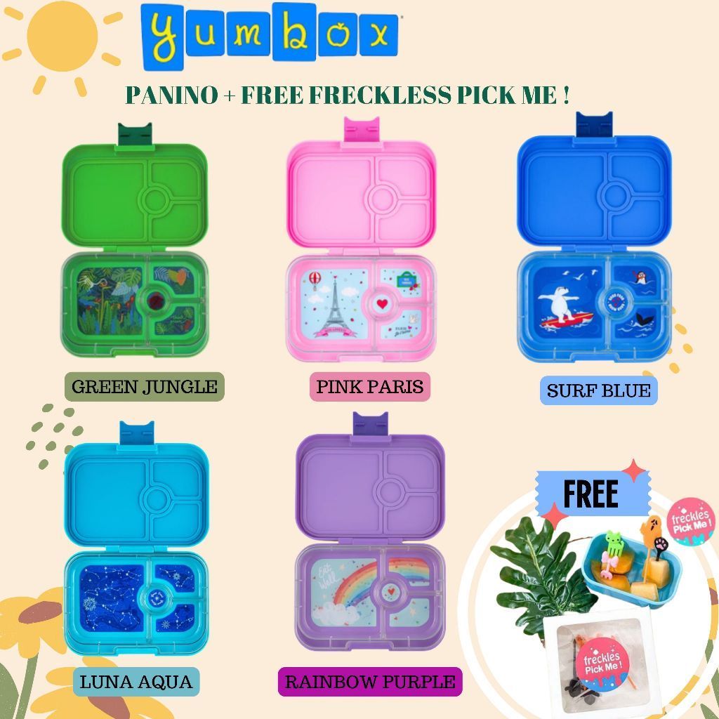 Yumbox Panino Leakproof Bento Lunchbox - 4 compartment / Lunch Box Kotak Bekal Anak