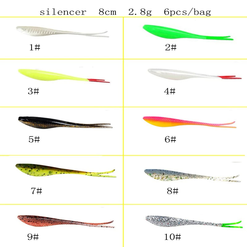 Softlure Super Baby Silencer 8CM JC ( Bukan Ozmy )