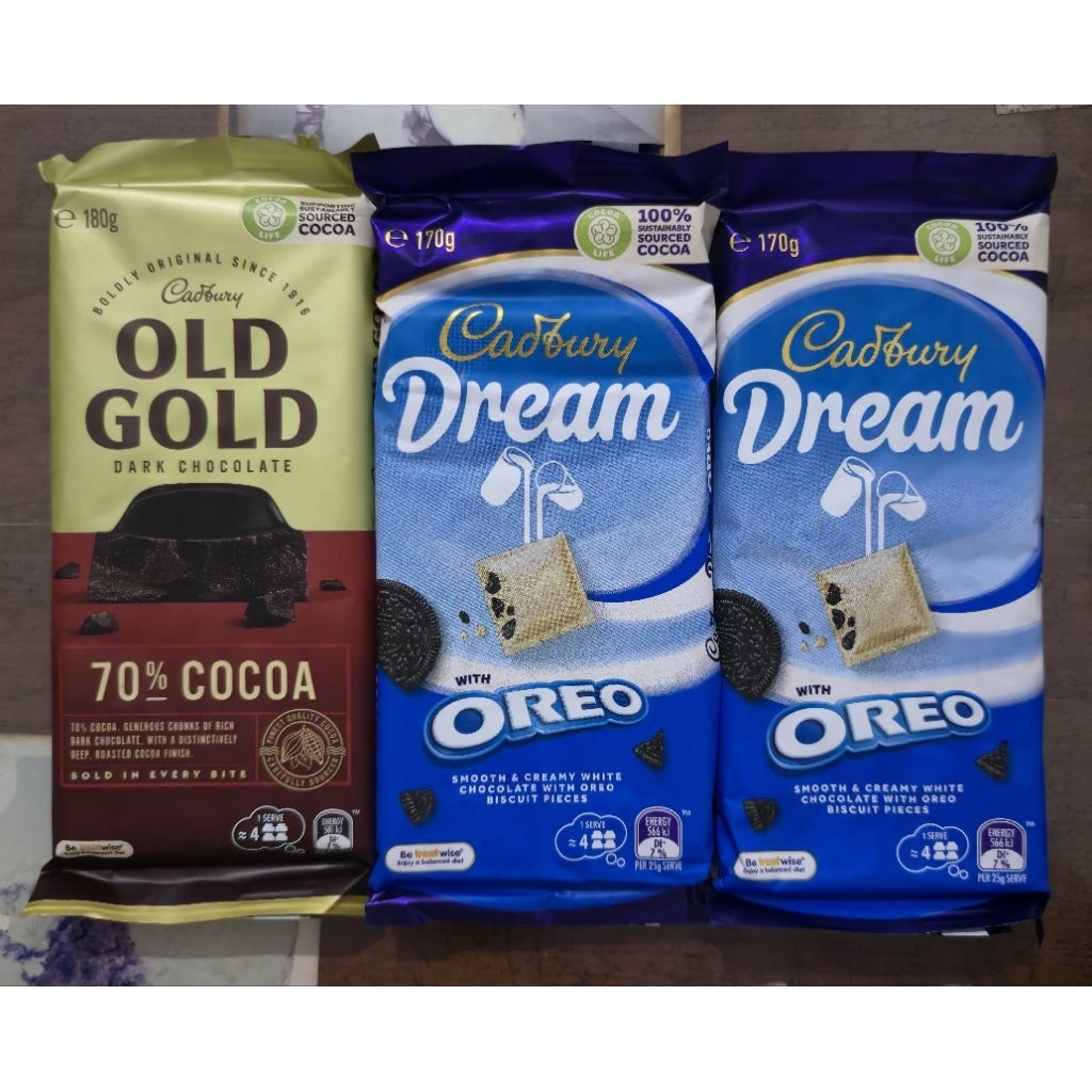 

COKLAT AUSTRALIA CADBURY OLD GOLD DREAM OREO 180GR