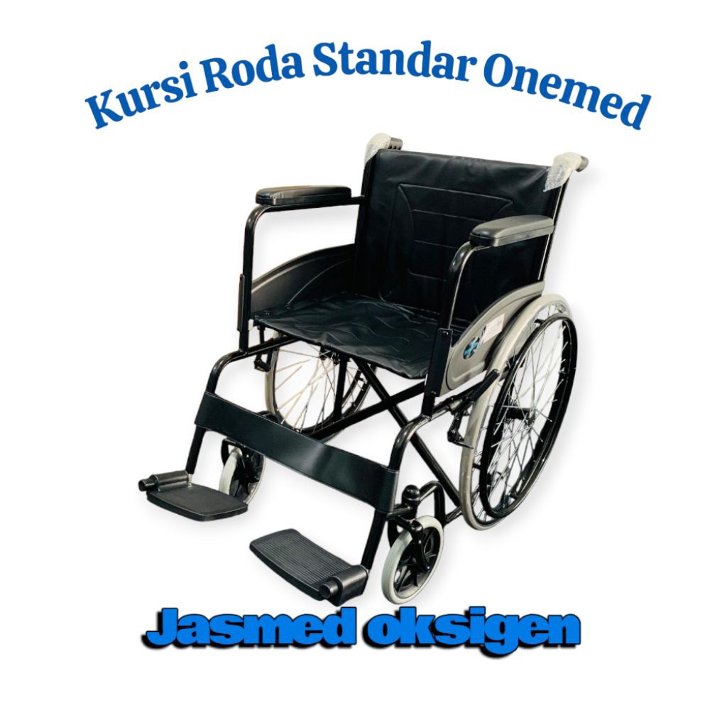 ONEMED Kursi Roda DELUXE || Kursi Roda Standar Merk Onemed by Jasmed oksigen