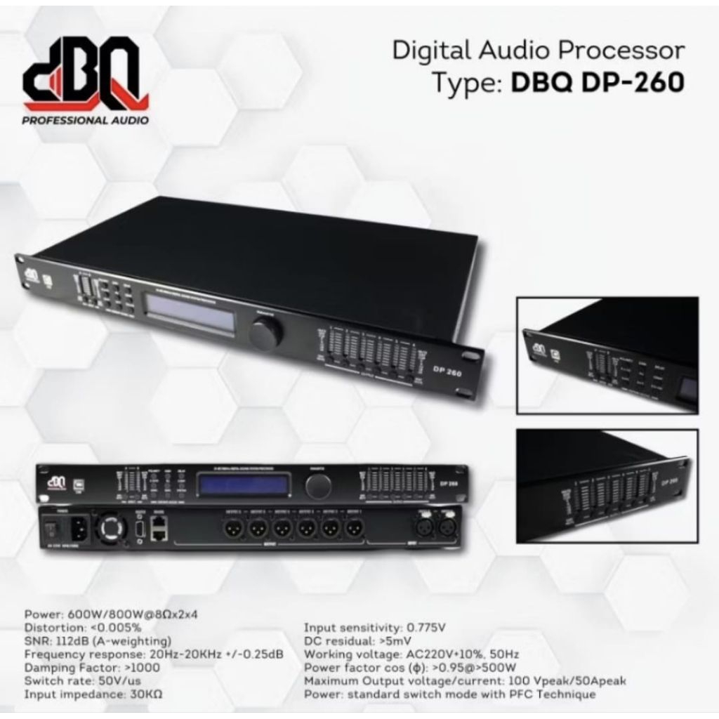 Dlms dBQ / Digital audio processor dBQ DP-260 Original