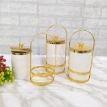 Stoples Kue & Permen Motif Marble  Set 3 Fiorenza