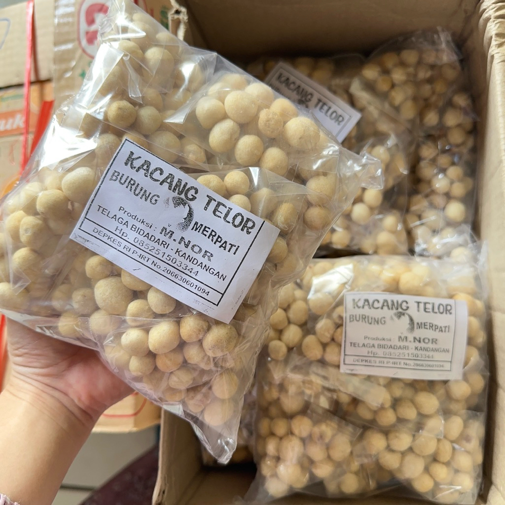 

Kacang Telor [1 pak isi 20]