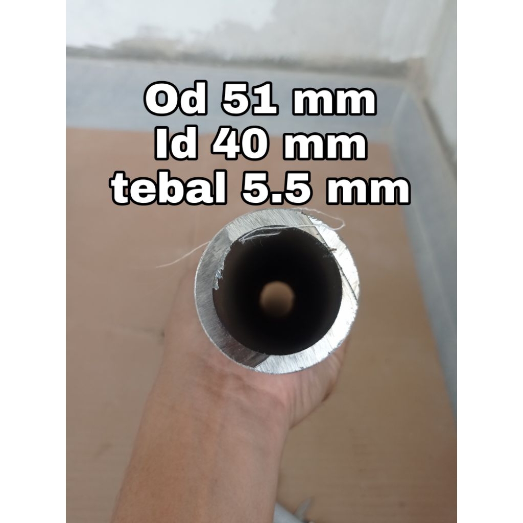 Pipa Besi Seamless Od 51 mm Id 40 mm Tebal 5,5 mm