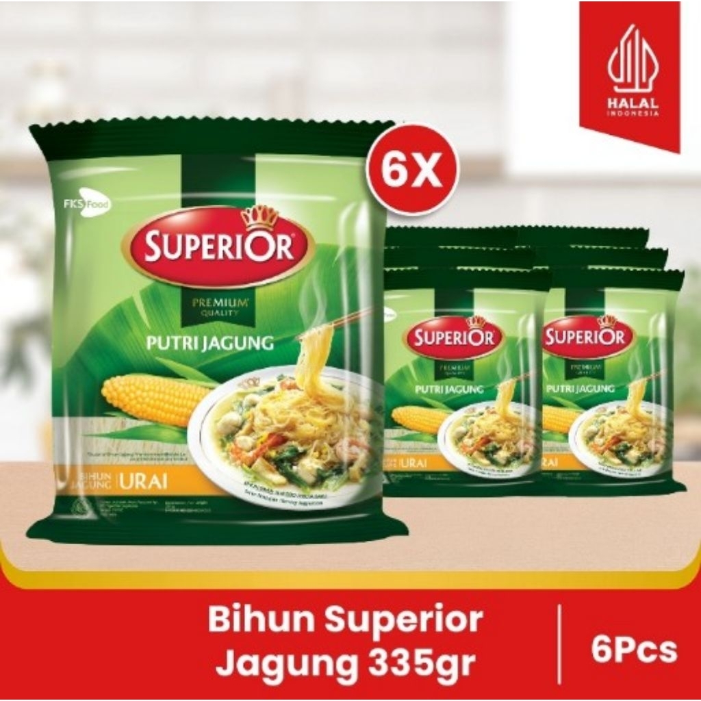 

Paket Bundling - Bihun Superior - Jagung - 12 Keping - 6pcs