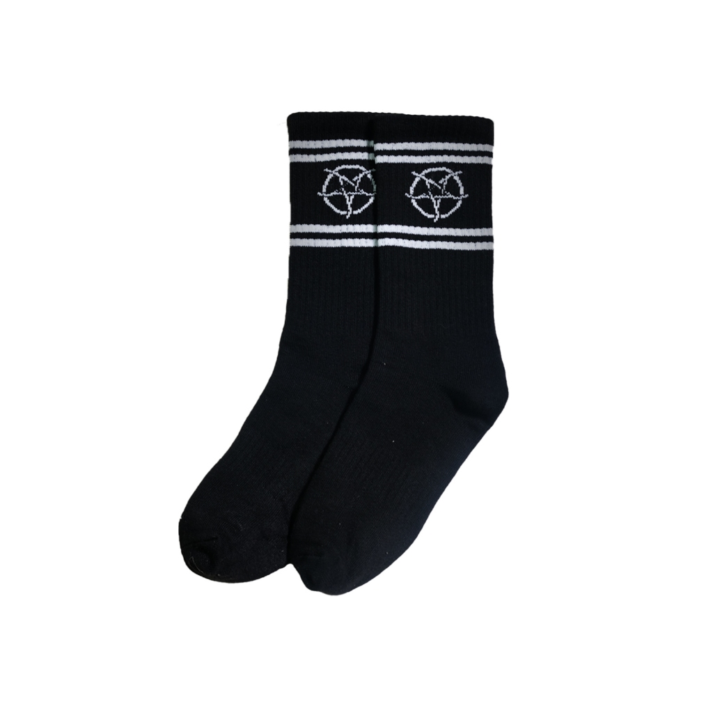 Kaos Kaki Metal Vampire Kingdom Lineagram Hitam