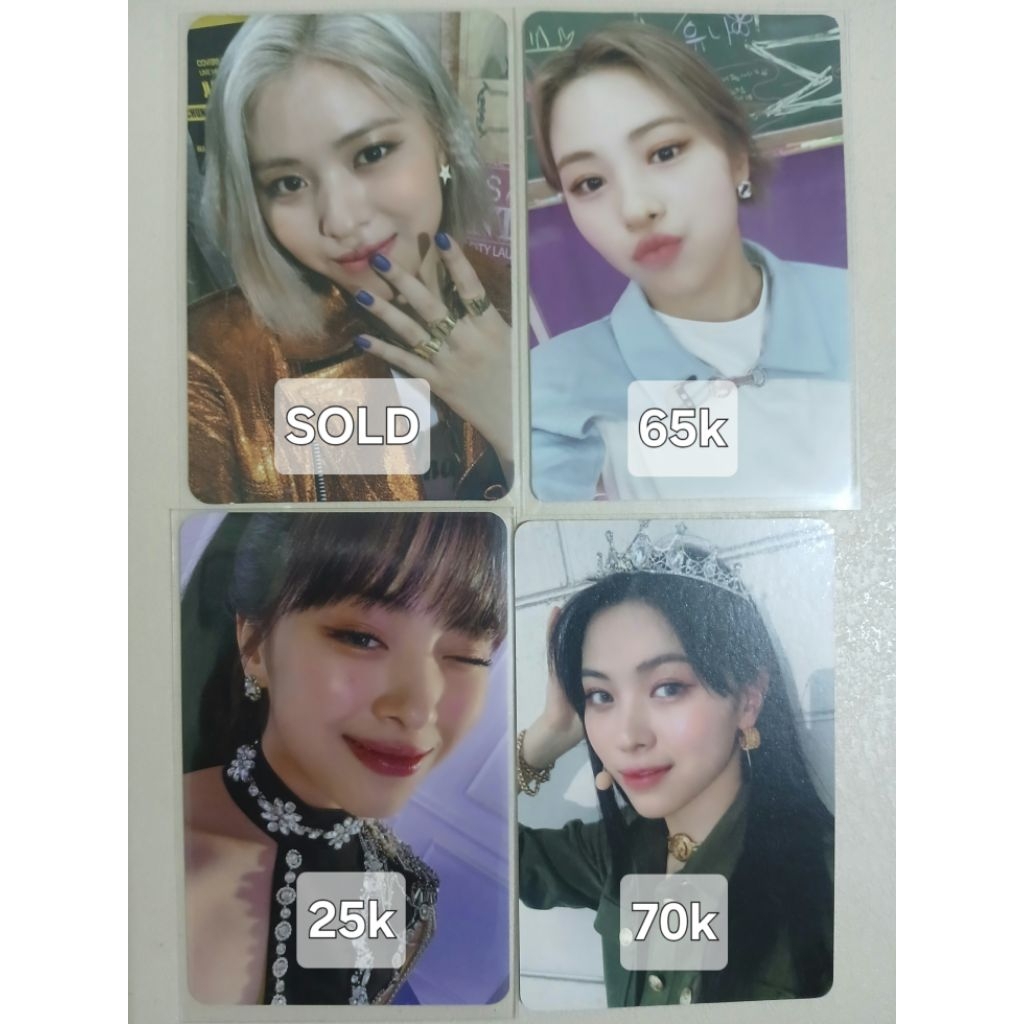 [clearance sale] itzy shin ryujin pc photocard no bad days nbd february checkmate concert trading ca