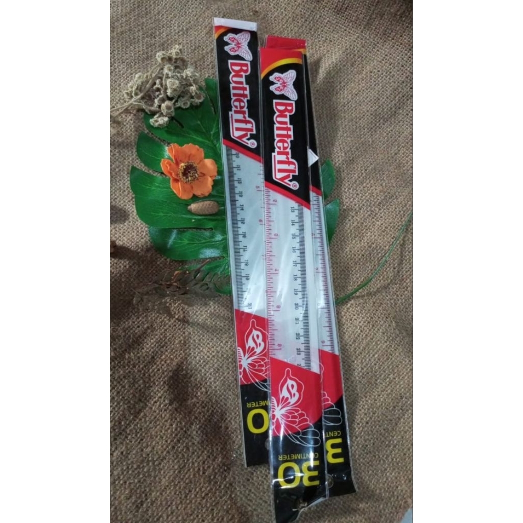 

penggaris butterfly 30cm