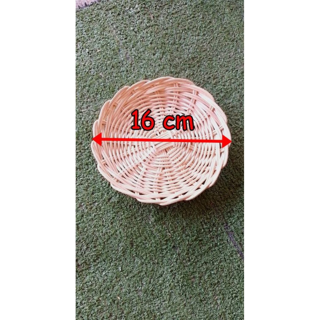 Piring Rotan Asli/piring makan berkualitas