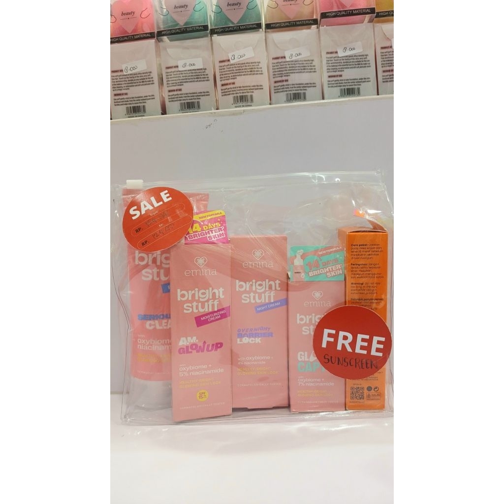 PROMO PAKETAN EMINA LENGKAP  (dapet free produk)