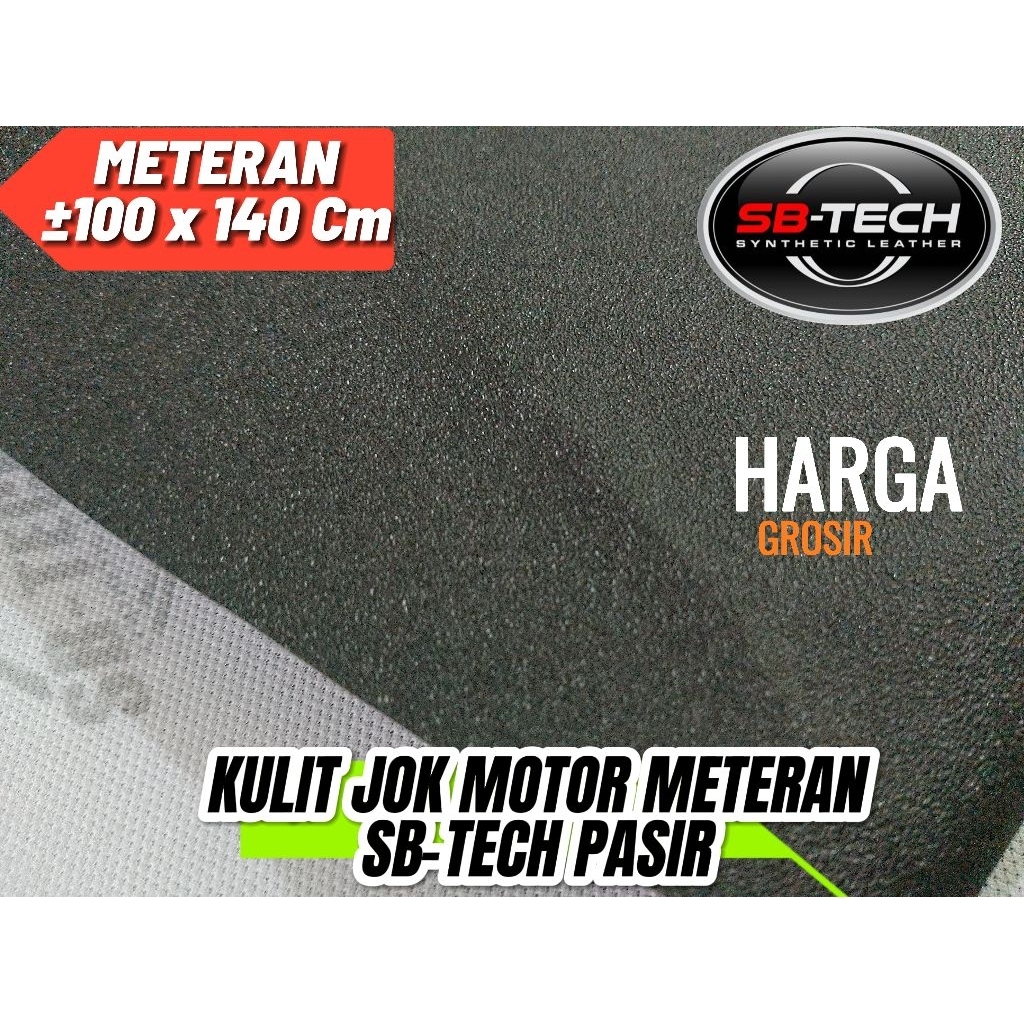 Kulit jok motor meteran SB-TECH Pasir/Motif amplas Kasar Ukuran 1 mtr X 1,4 mtr