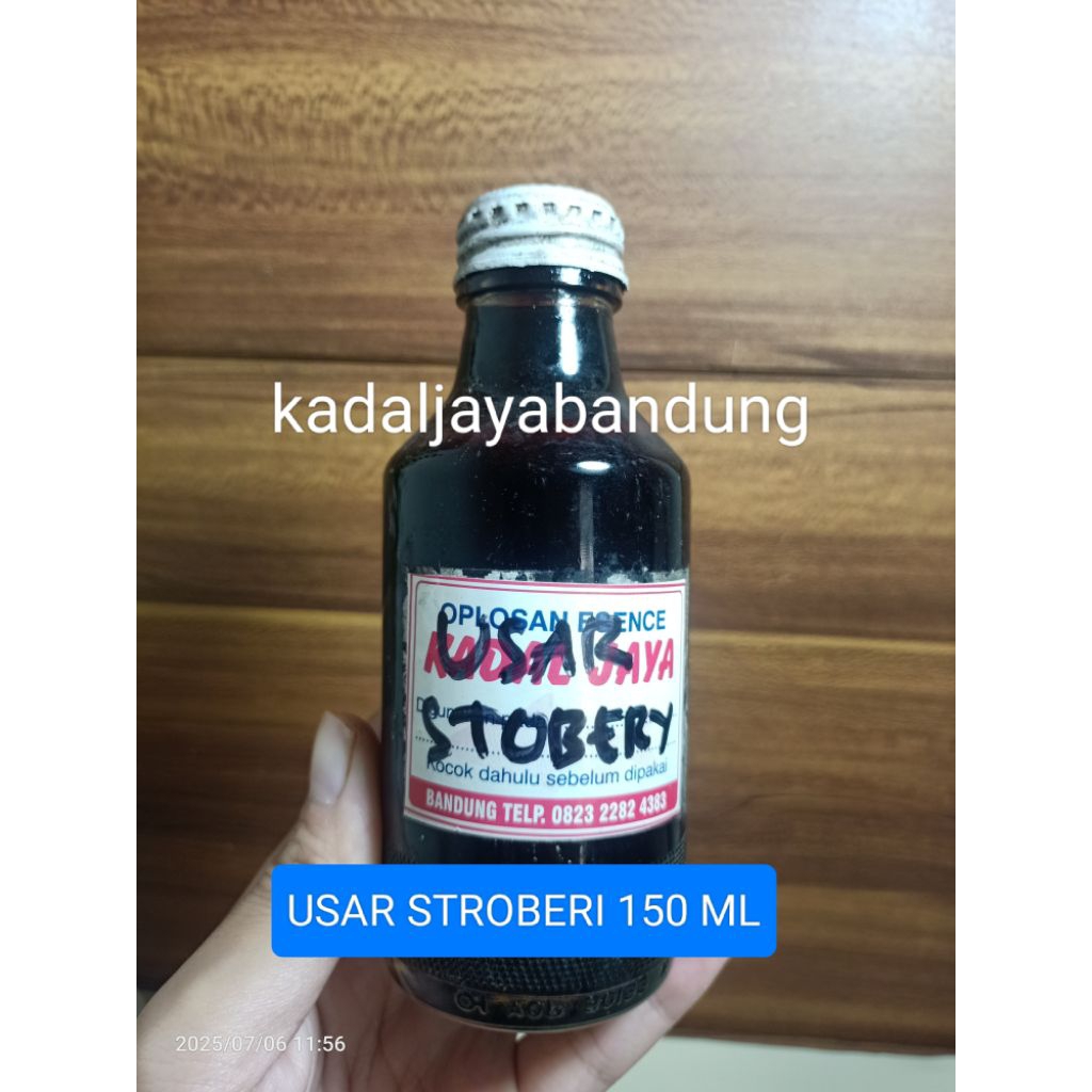 ESSEN USAR STROBERI 150 ML / ESSEN KADAL JAYA BANDUNG / ESSEN GALATAMA / ESSEN MANCING / ESSEN IKAN 