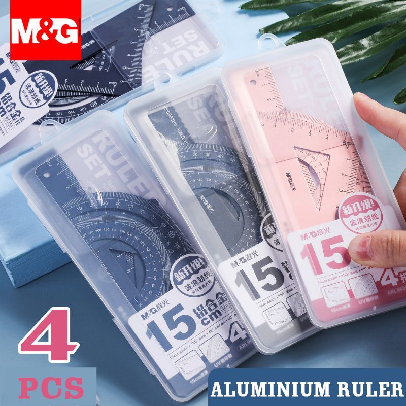 

M&G Aluminium RULER SET 15cm