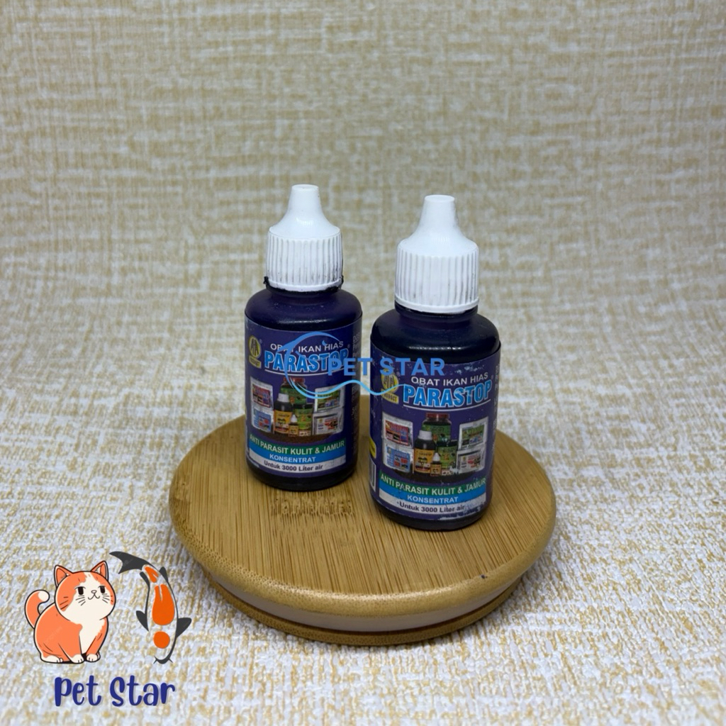 Parastop Obat Biru Ikan Hias Anti Parasit Jamur / Parastop Obat Ikan