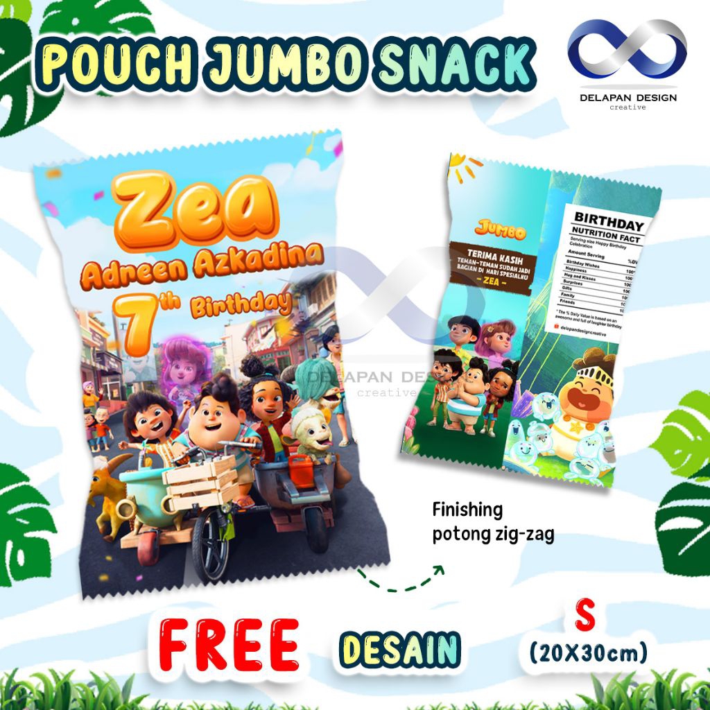 

JUMBO POUCH SNACK CUSTOM