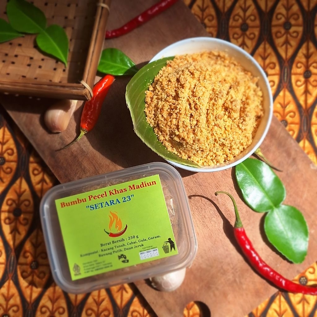 

Bumbu Pecel Khas Madiun 250gr - SETARA 23 Sangrai Tanpa Minyak