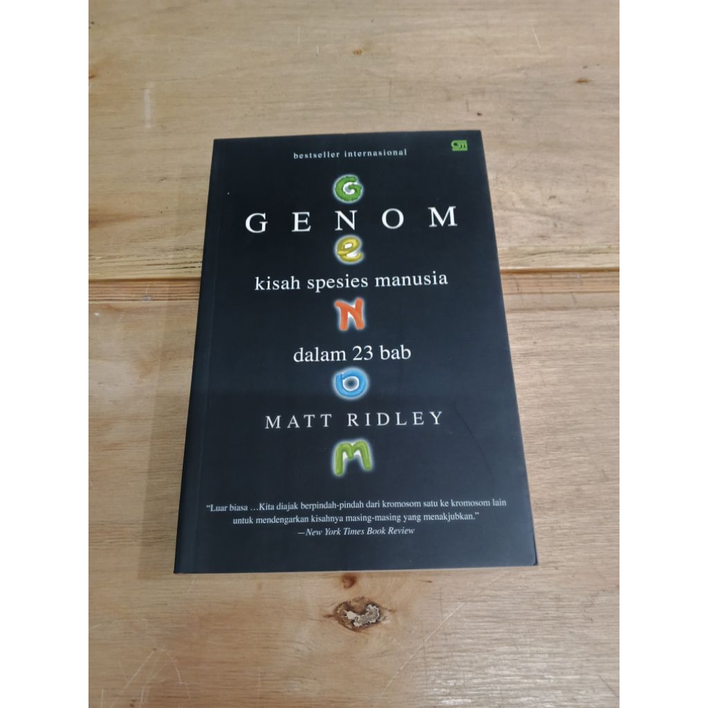 GENOM KISAH SPESIES MANUSIA DALAM 23 BAB MATT RIDLEY