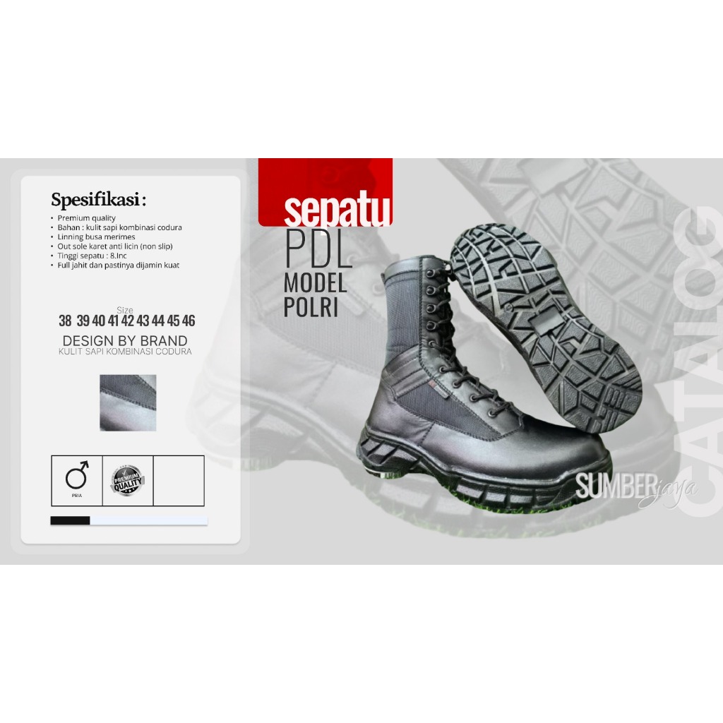 Sepatu pdl jatah TNI AD sepatu pdl polri 100%kulit asli terlaris dan terbaru 2022