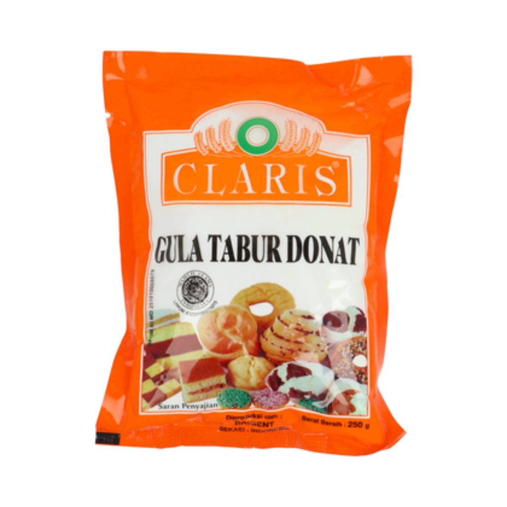 

Gula Tabur Donat Claris 250g