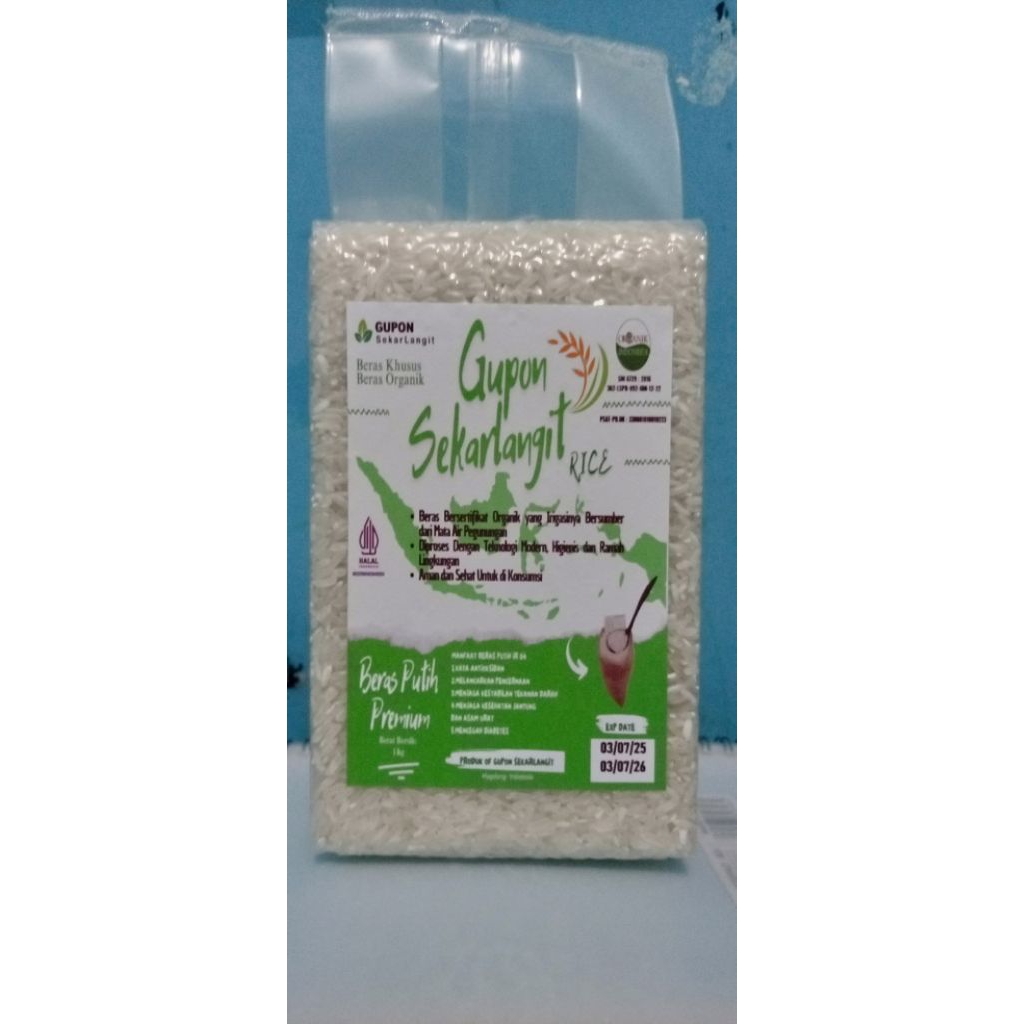 

Berasputihorganik1kg,Berassehat,BerasPremiumorganik,MPASIorganik,