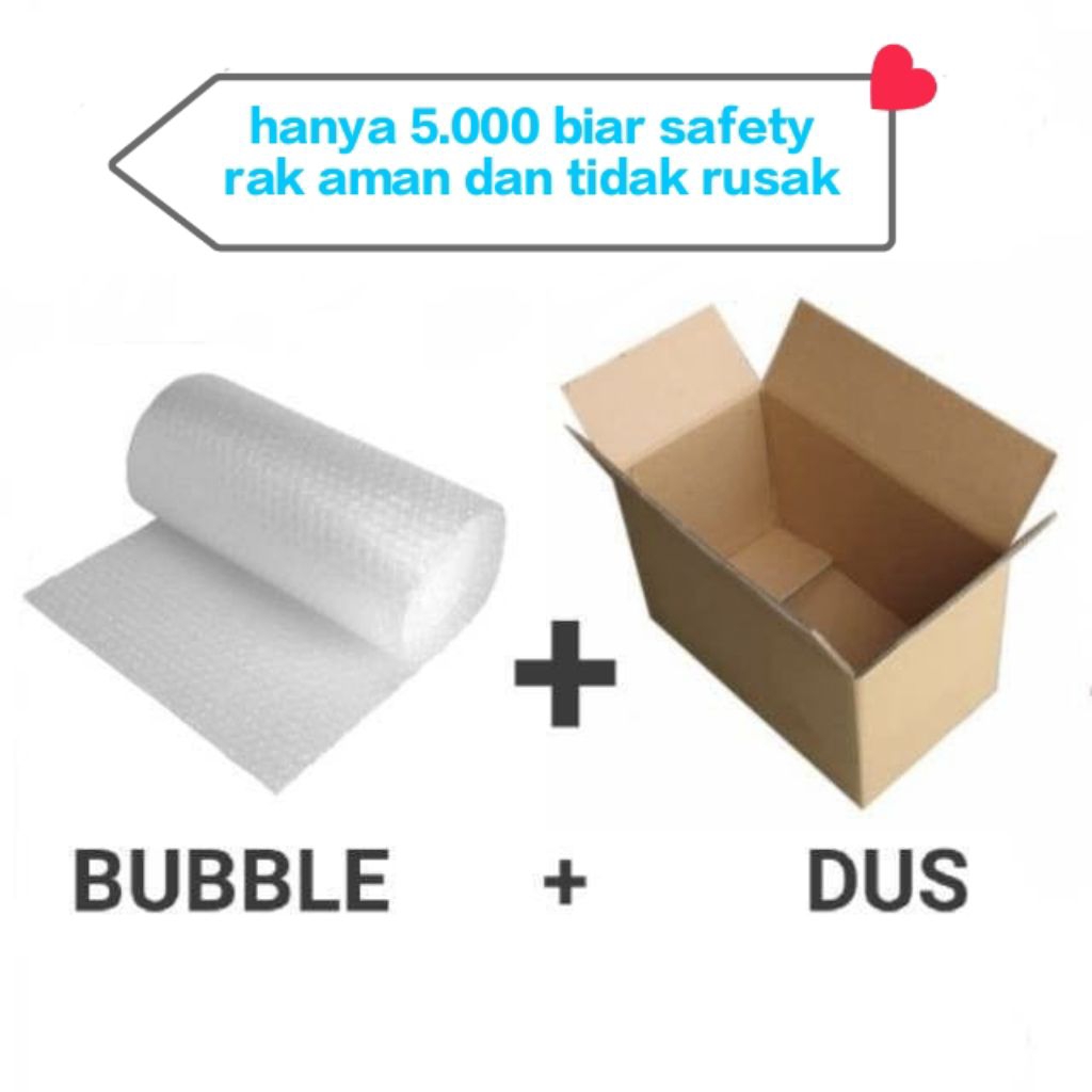 

Tambahan Packing Bubble Wrap Safety khusus Packing