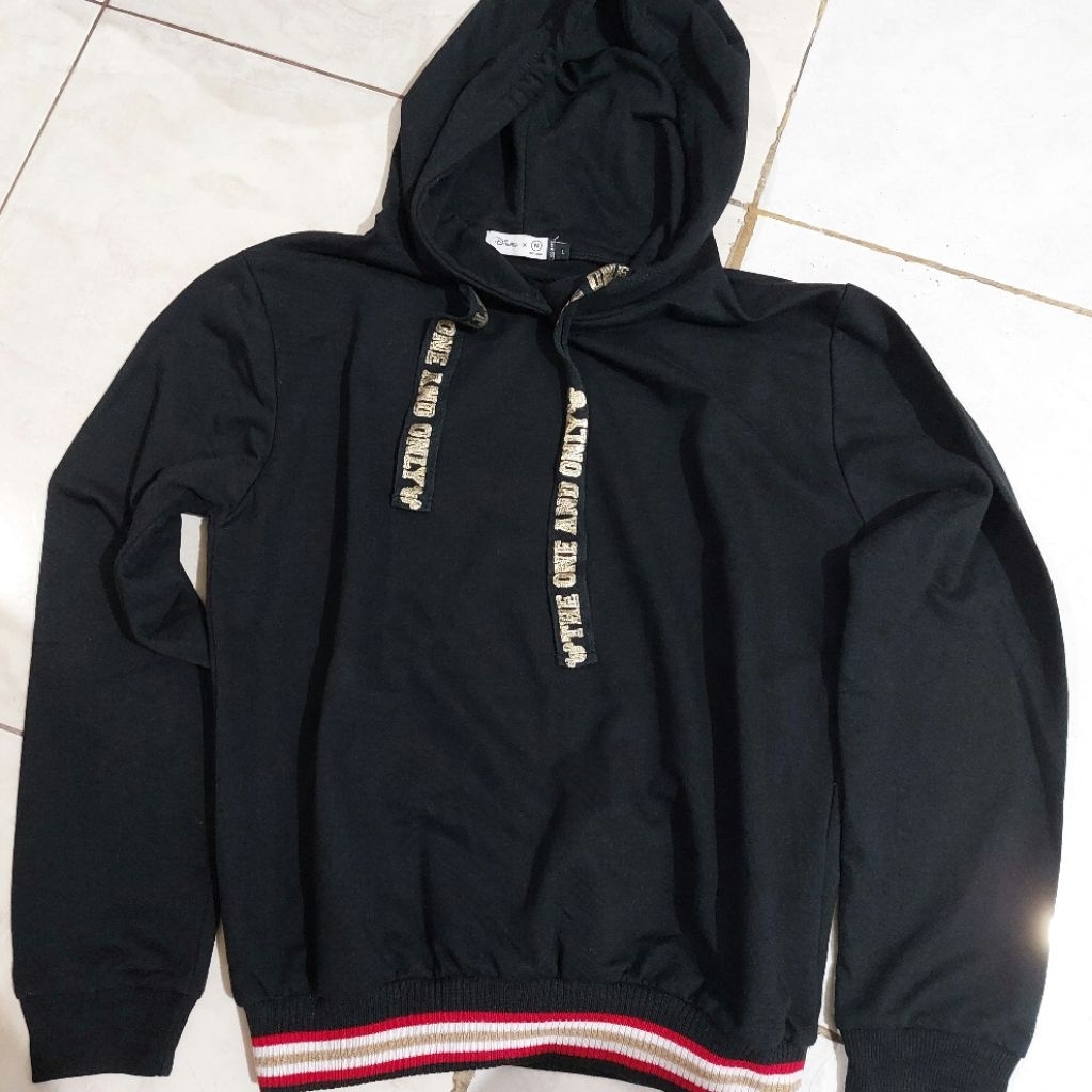 HOODIE NEVADA X MICKEY MOUSE DISNEY ANAK-ANAK/REMAJA WARNA HITAM BLACK UKURAN L