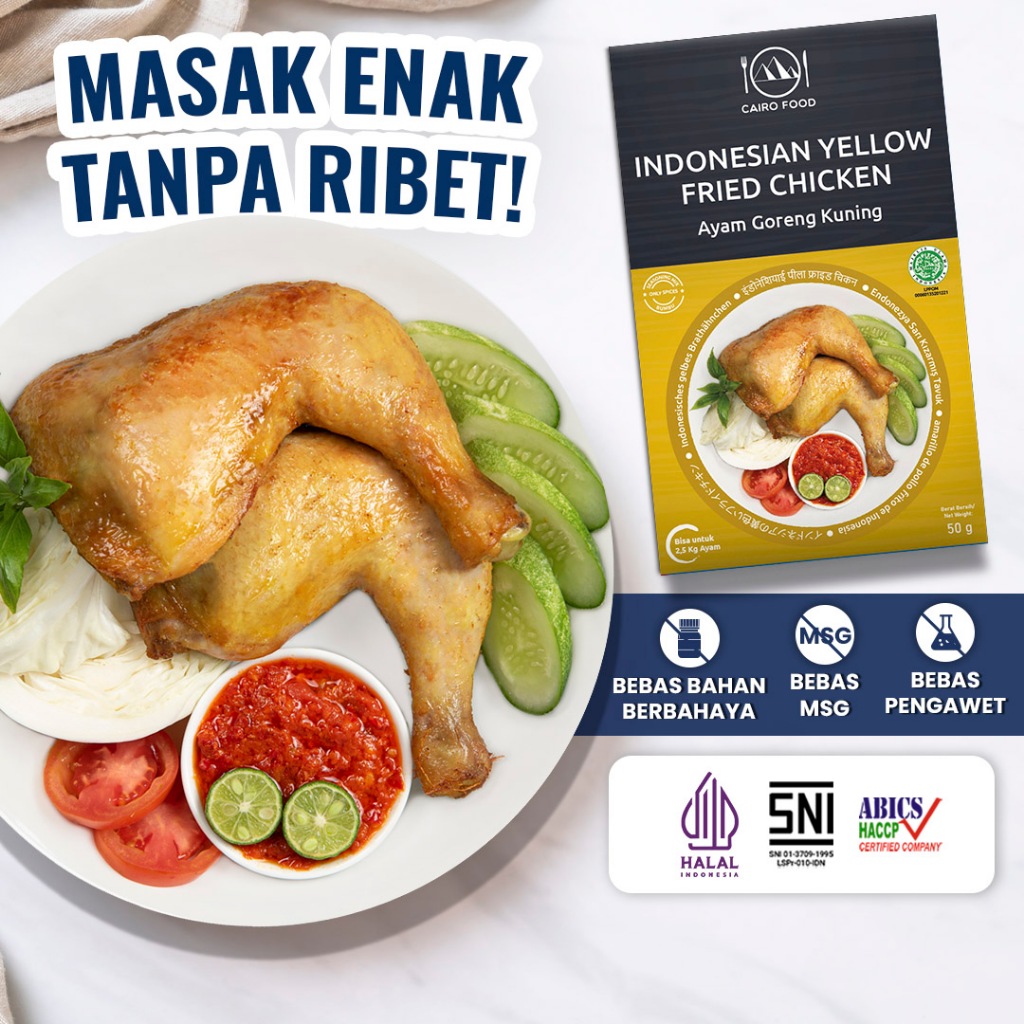 

Bumbu Ayam Goreng Kuning Sehat - Cairo Food