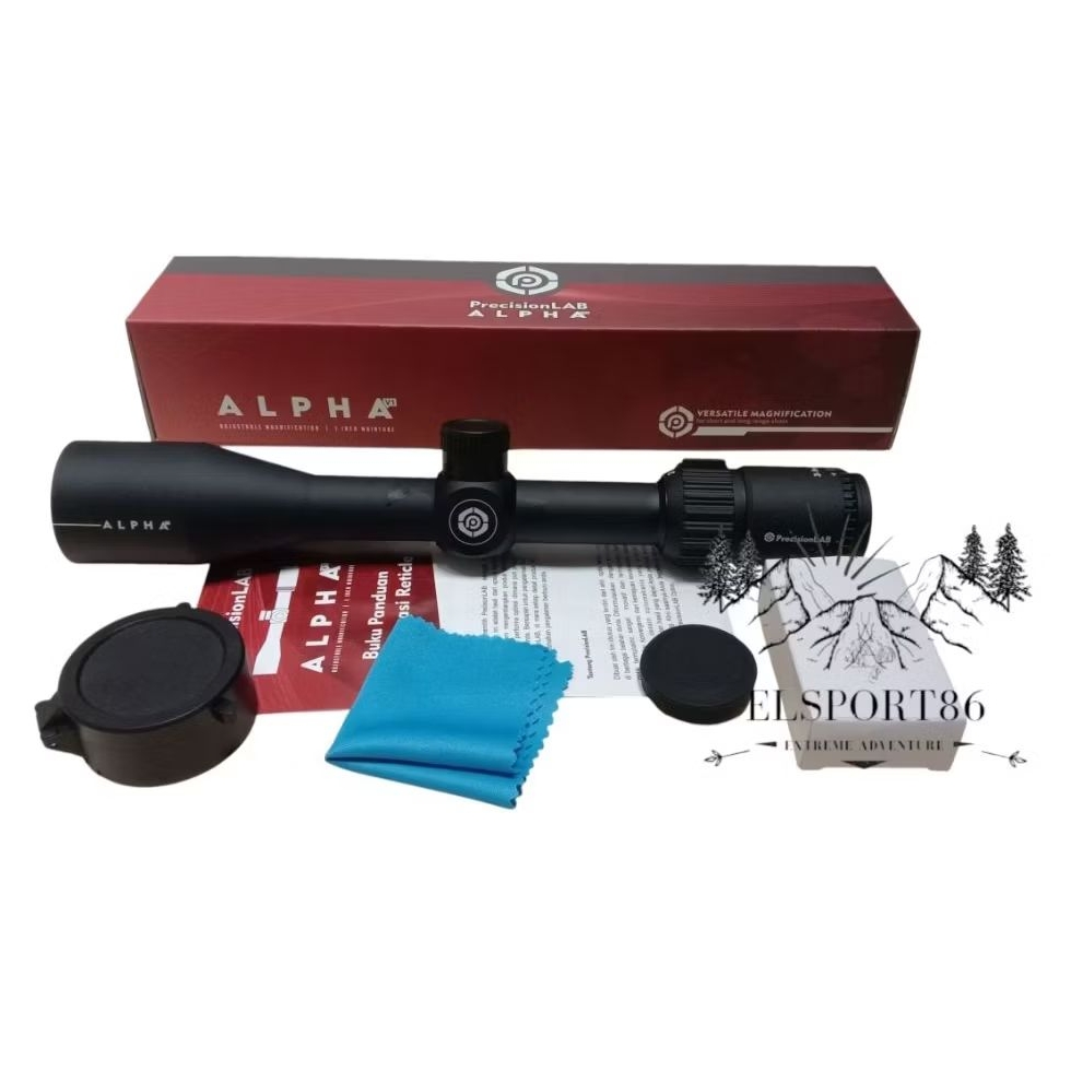 TELESKOP PRECISION LAB ALPHA V1 3-9X40 SF
