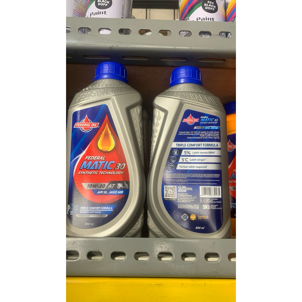 OLI FEDERAL METIK 30 0,8LITER. 10W-30