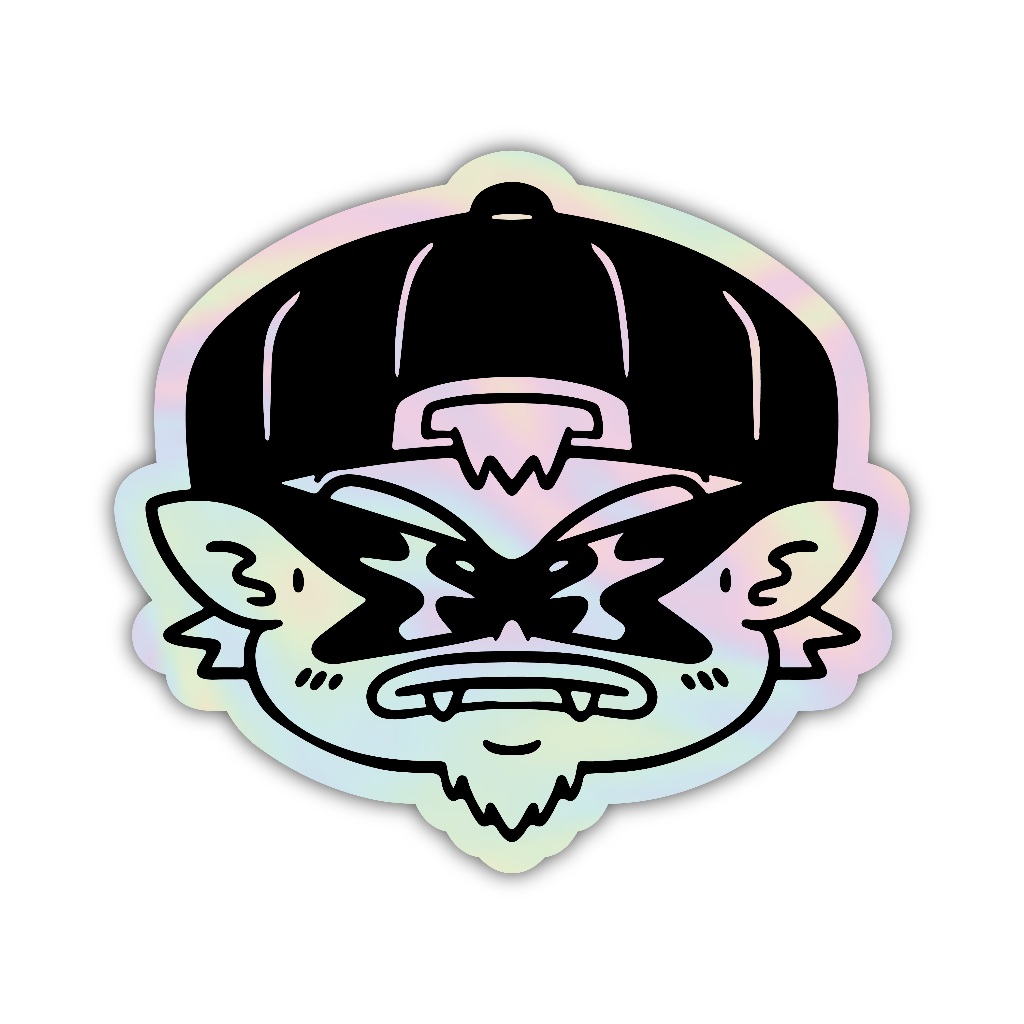 

Z463 sticker karakter y2k aesthetic, stiker hologram satuan